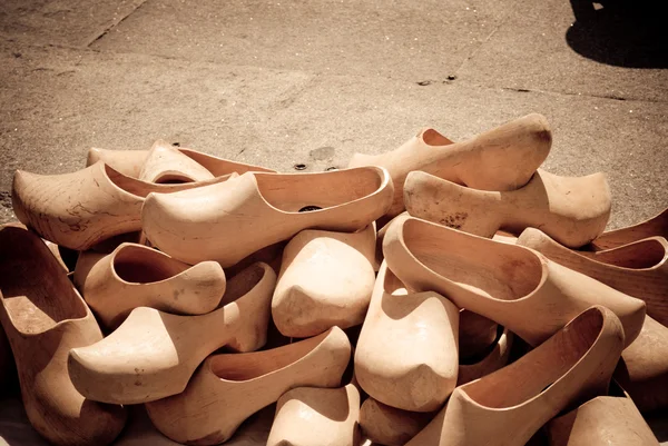 Scarpe di legno — Foto Stock