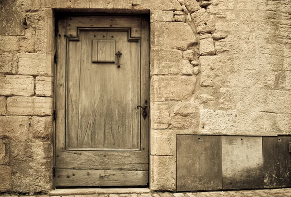 Porta medieval — Fotografia de Stock