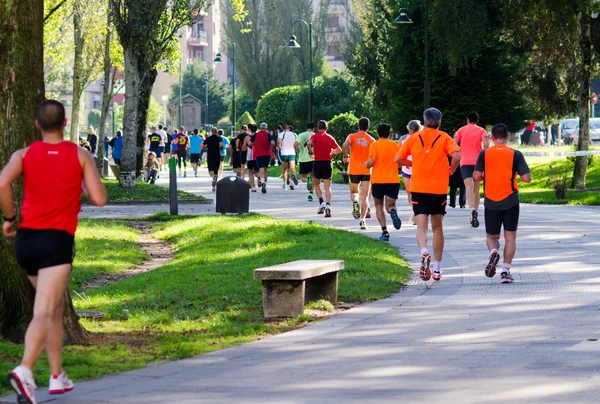 Meia maratona — Fotografia de Stock