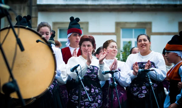 A group of folk music and dance — Stock Photo, Image