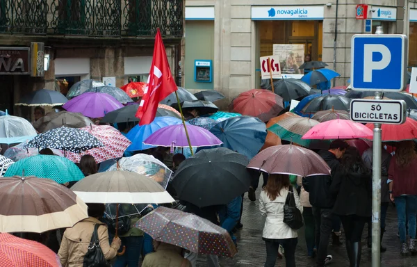 Spanish protest — Stock Photo, Image