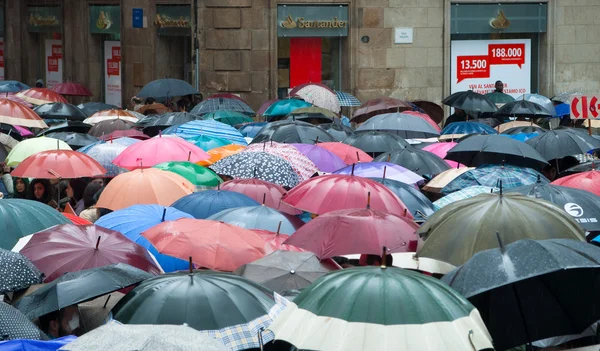 Hiszpański protestu — Zdjęcie stockowe