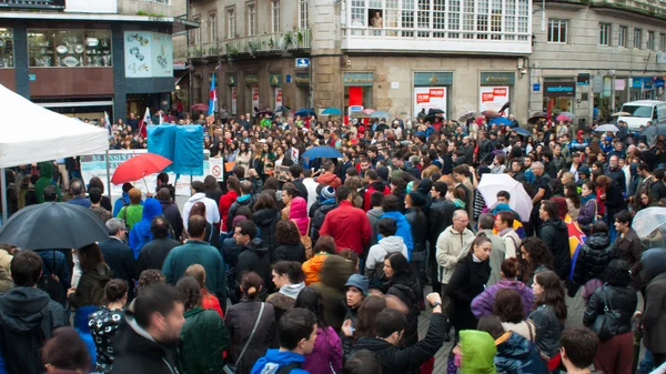 Spaanse protest — Stockfoto