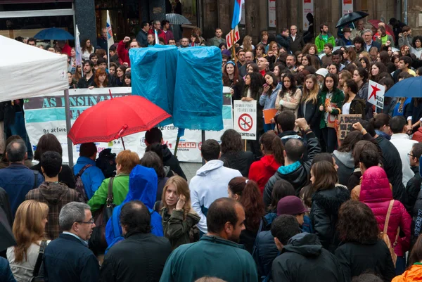 İspanyol protesto — Stok fotoğraf