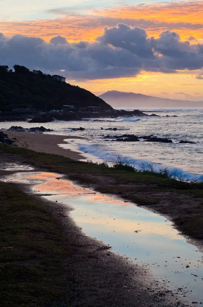 Tramonto in mare — Foto Stock