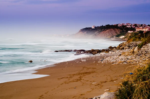 Pôr do sol no mar — Fotografia de Stock