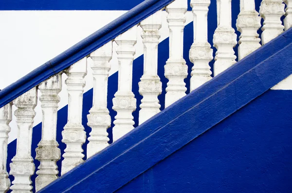 Blue staircase — Stock Photo, Image