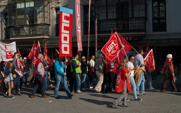 Protesta española — Foto de Stock