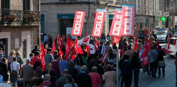 Spanish protest — Stock Photo, Image