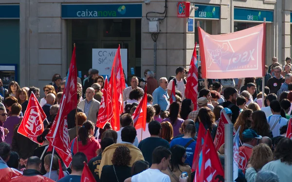 Spanischer Protest — Stockfoto