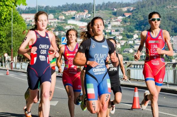 Atletas de duatlón —  Fotos de Stock