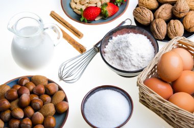 hamur işleri için malzemeler