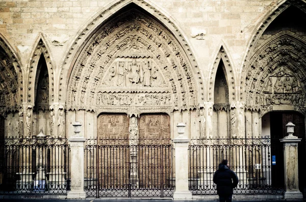 Katedralen i leon — Stockfoto