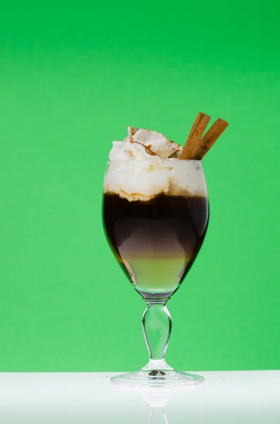 Glass of coffee cocktail — Stock Photo, Image