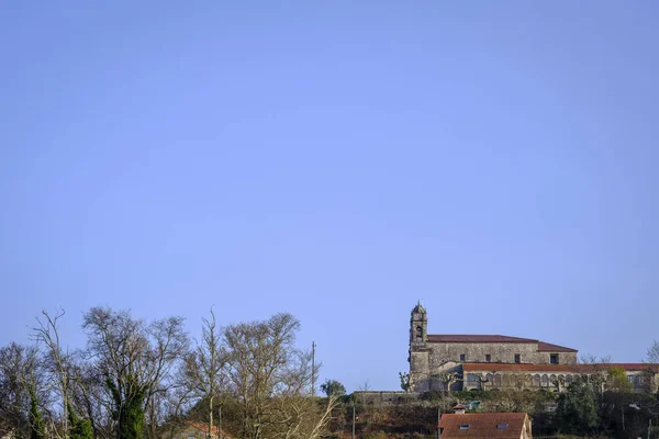Kościół San Benito Lerez Kopiec Parafii Mieście Pontevedra Galicji Hiszpania — Zdjęcie stockowe