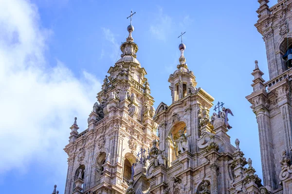 Santiago Compostela Katedrála Chrám Katolické Bohoslužby Nachází Homonymní Město Jedním — Stock fotografie