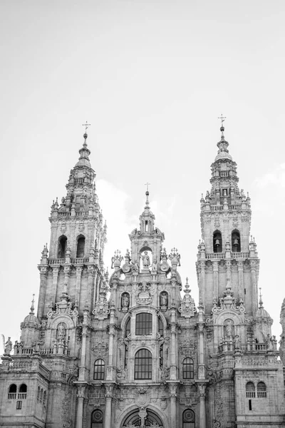 Die Kathedrale Von Santiago Compostela Ein Tempel Der Katholischen Verehrung — Stockfoto