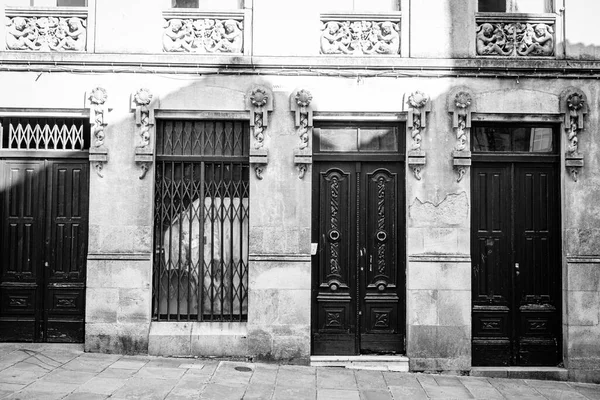 Santiago Compostela Spagna Marzo 2021 Una Delle Vie Del Centro — Foto Stock