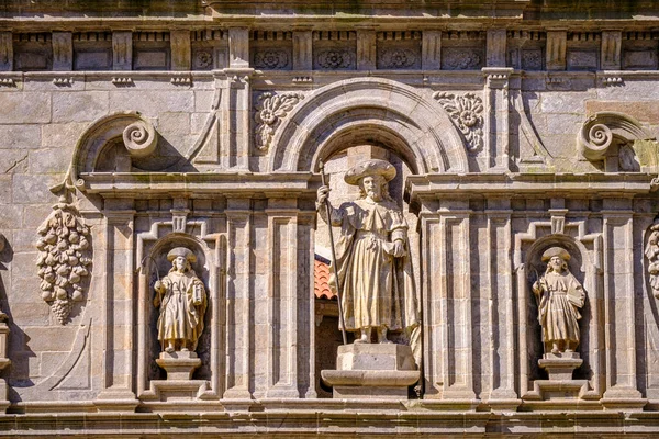 Catedral Santiago Compostela Templo Culto Católico Localizado Cidade Homônima Dos — Fotografia de Stock