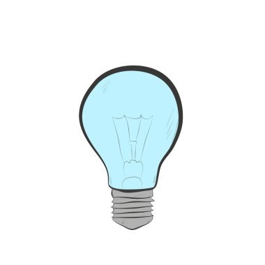 Ampul beyaza izole edildi