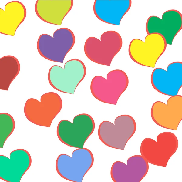 Background of hearts — Stock Photo, Image