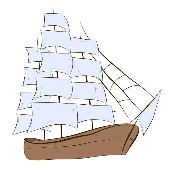Ship sailing — Stock Photo, Image
