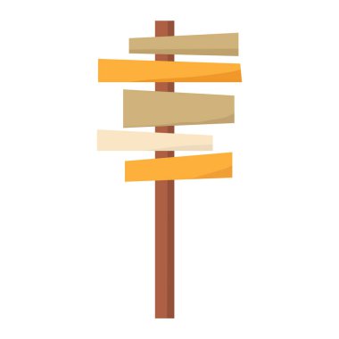 Düz biçimli yol işareti beyaz arkaplanda izole