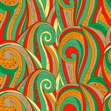 Soyut dalgalarla kusursuz bir arkaplan. Serbest resimleme