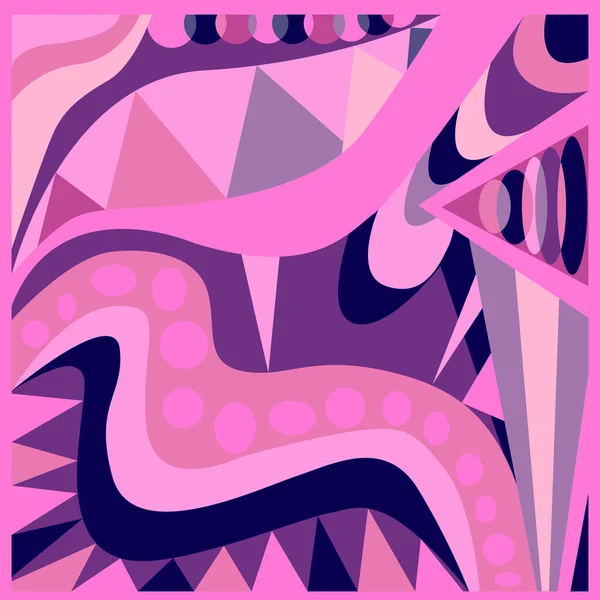 Abstrakter Geometrischer Hintergrund Pucci Stil — Stockvektor