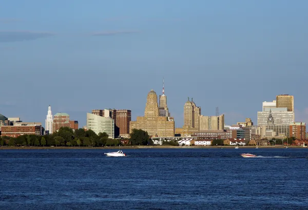 Panorama of Buffalo, N.Y. skyline Stock Photo