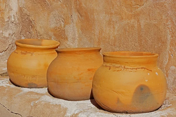 Ancient clay pots — Stock Photo, Image