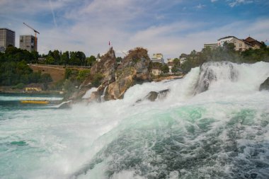 Amazing Rhine falls in Switzerland