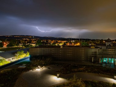 View on city Uster in Switzerland