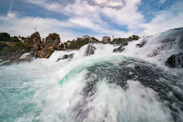 Amazing Rhine Falls Switzerland — Foto de Stock