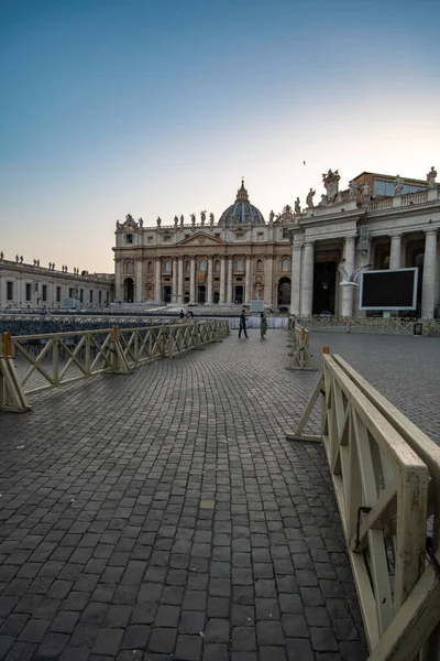 Roma Giugno 2022 Splendida Vista Sulla Basilica San Pietro Tramonto — Foto Stock