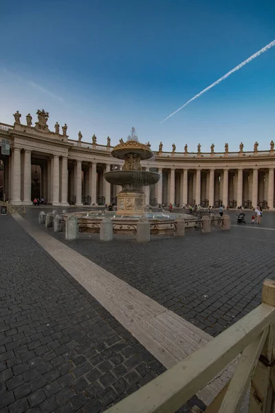 Roma Giugno 2022 Splendida Vista Sulla Basilica San Pietro Tramonto — Foto Stock