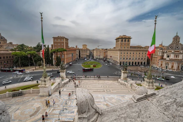 Roma Giugno 2022 Veduta Monumento Vittorio Emanuele Giorno — Foto Stock