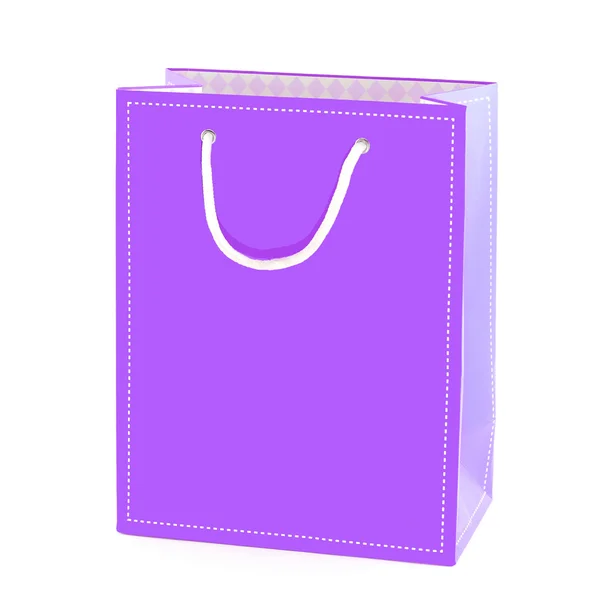 Shopping bag isolated on white background — Stock Photo, Image