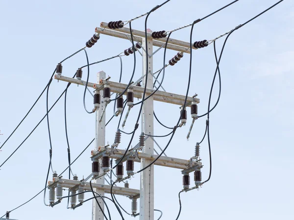Posto de electricidade — Fotografia de Stock