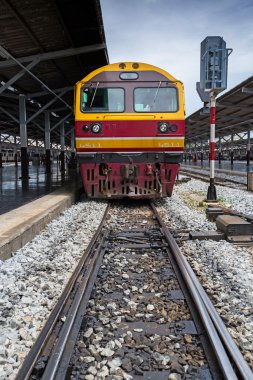 hualumpong istasyonu bangkok Tayland tren