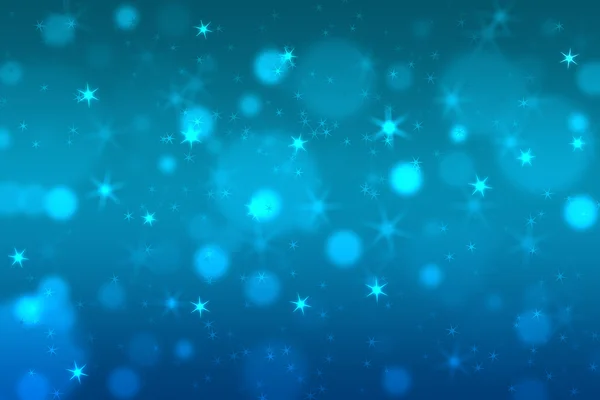Blue background with sparkling stars. — Stock Photo, Image
