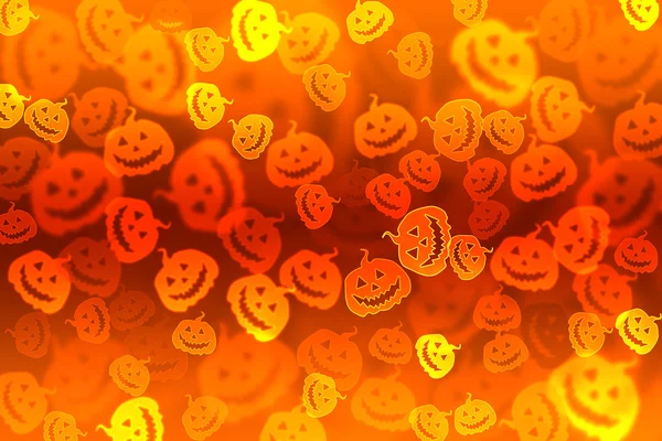 Tök bokeh Halloween háttér — Stock Fotó