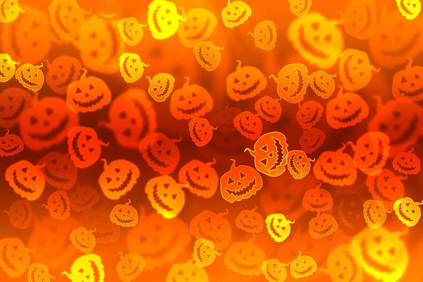 Kürbis Bokeh halloween Hintergrund — Stockfoto