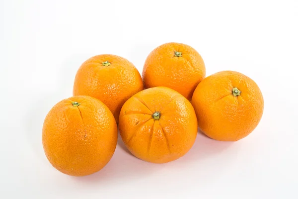 Mandarin Orange isolated on white background — Stock Photo, Image