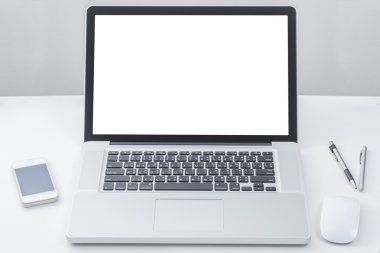 Tablo boş ekran dizüstü bilgisayar