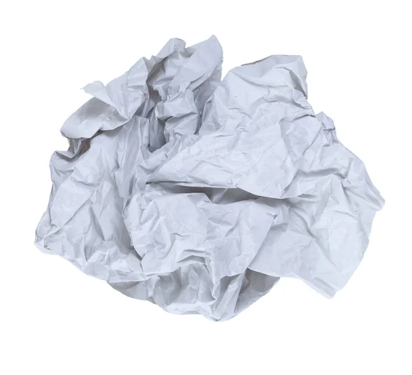 Crumpled paper ball Royalty Free Stock Images