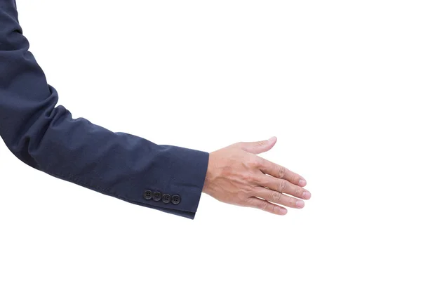 Geschäftsmann Hand isoliert auf weißem Hintergrund — Stockfoto