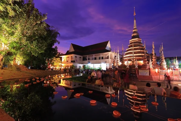 Pun tao temple, Chiang mai Thailand — Stock Photo, Image