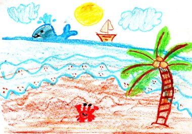 6 yaşında çocuk boyama