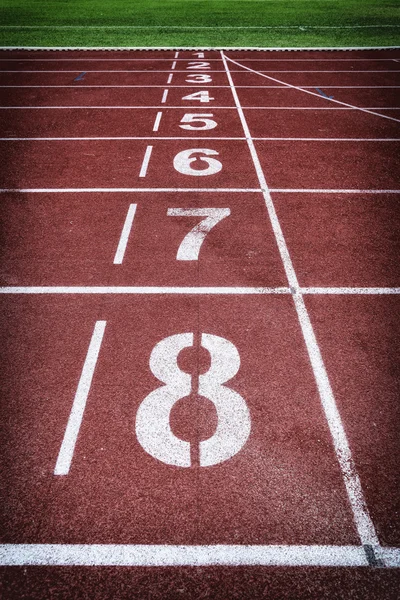 Circuit in sport stadion vintage stijl uitgevoerd — Stockfoto